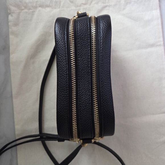 Tory Burch Perry Bombé Mini Bag Black/Gold - Picture 6 of 8